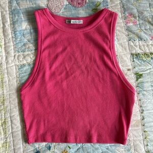Zara Fuchsia Sleeveless Top